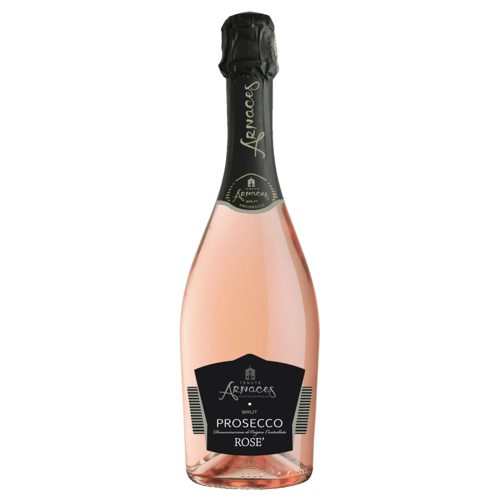 Prosecco Rosé Millesimato Brut, Spumante, DOC, Arnaces, Guiseppe Campagnola