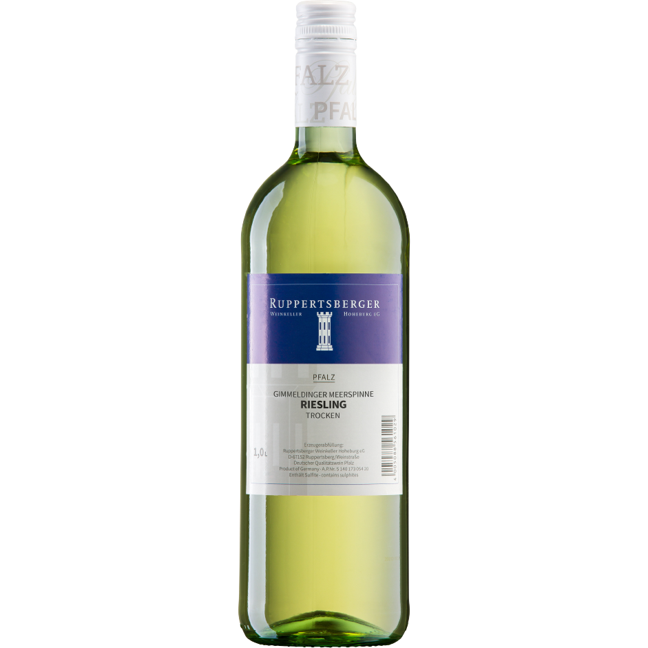 Riesling trocken Gimmeldinger Meerspinne, 1 Liter