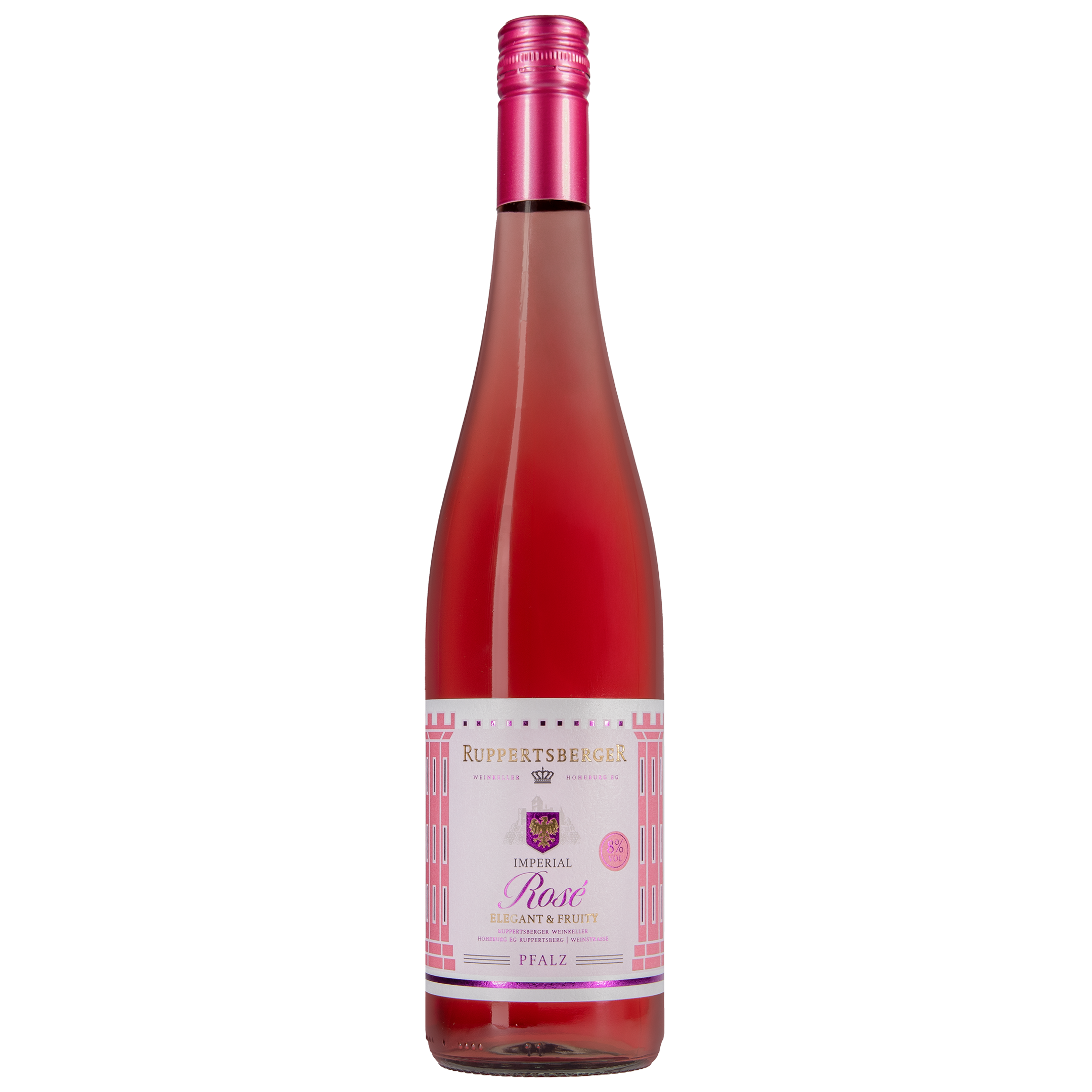Rosé Elegant & Fruity QW,  8% Imperial – Bild 1