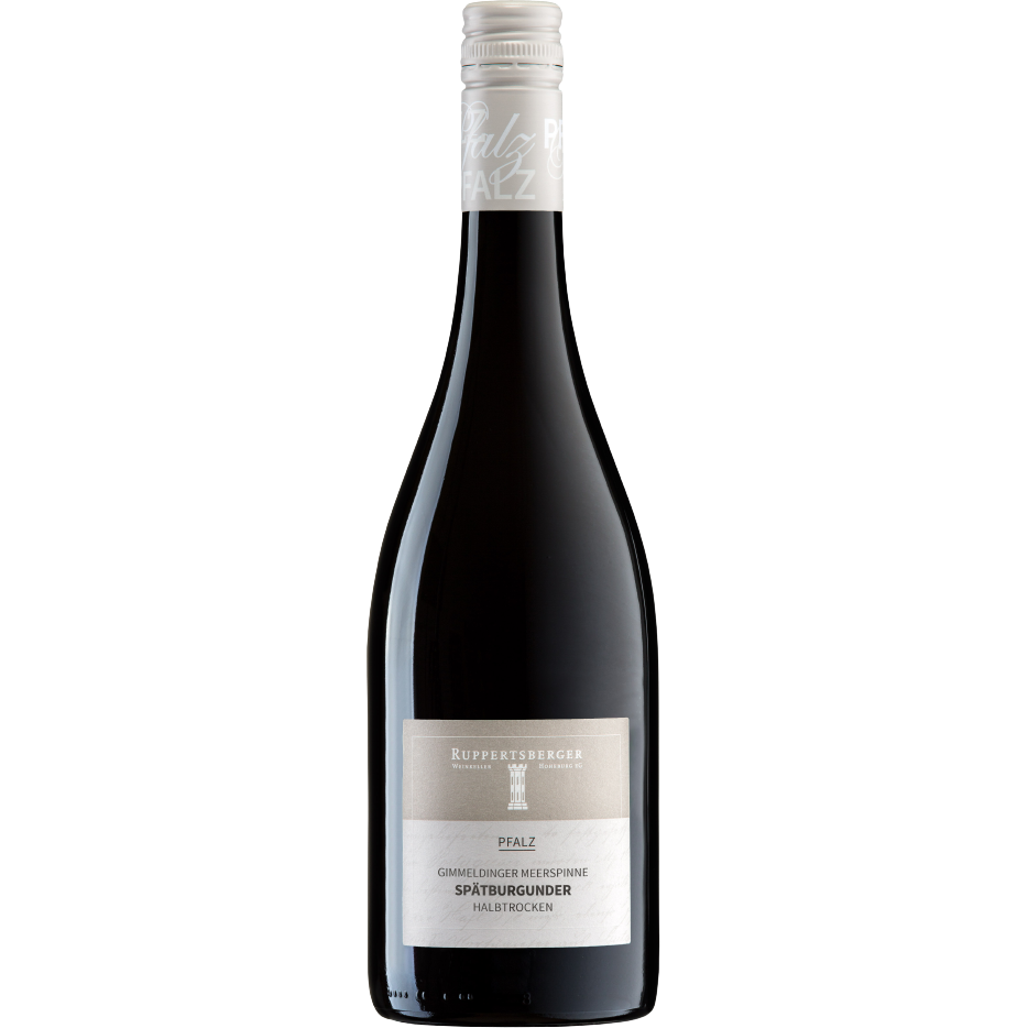 Spätburgunder Rotwein halbtrocken Gimmeldinger Meerspinne