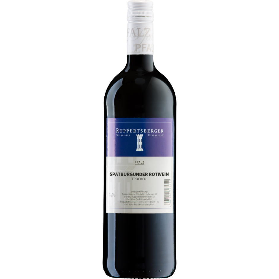 Spätburgunder Rotwein trocken, 1 Liter