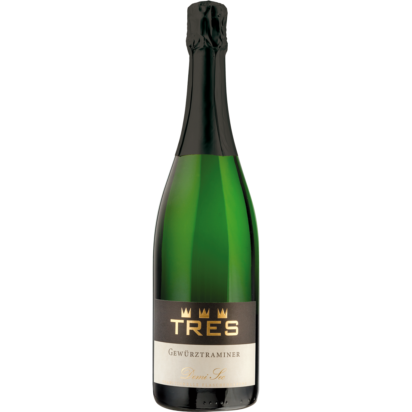 Sekt b. A. TRES Gewürztraminer demi-sec Deidesheimer Hofstück – Bild 1