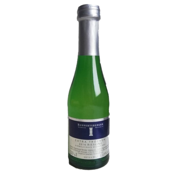 Sekt b. A. Riesling extra trocken Gimmeldinger Meerspinne, 0,2l Piccolo